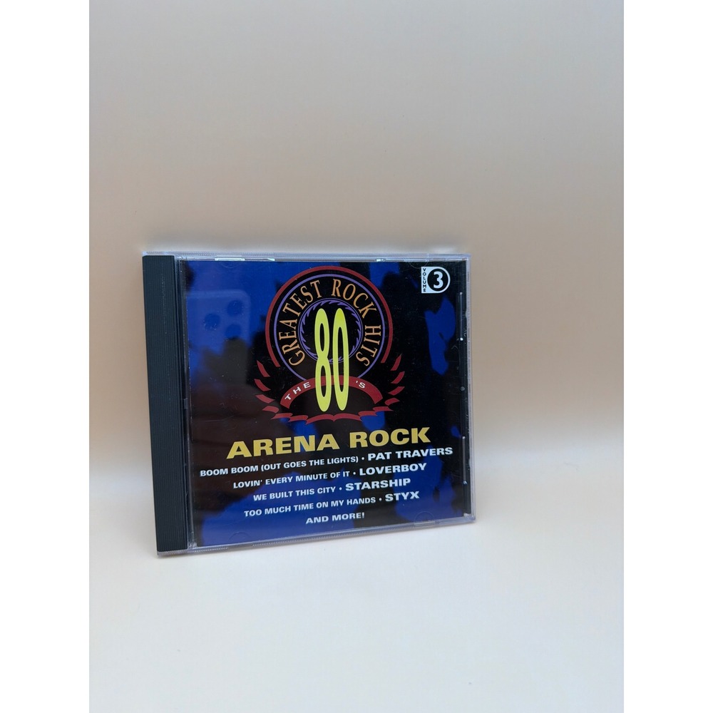 Greatest Rock Hits of the 80s Vol 3 Arena Rock CD Starship Styx Rush Boston 1992